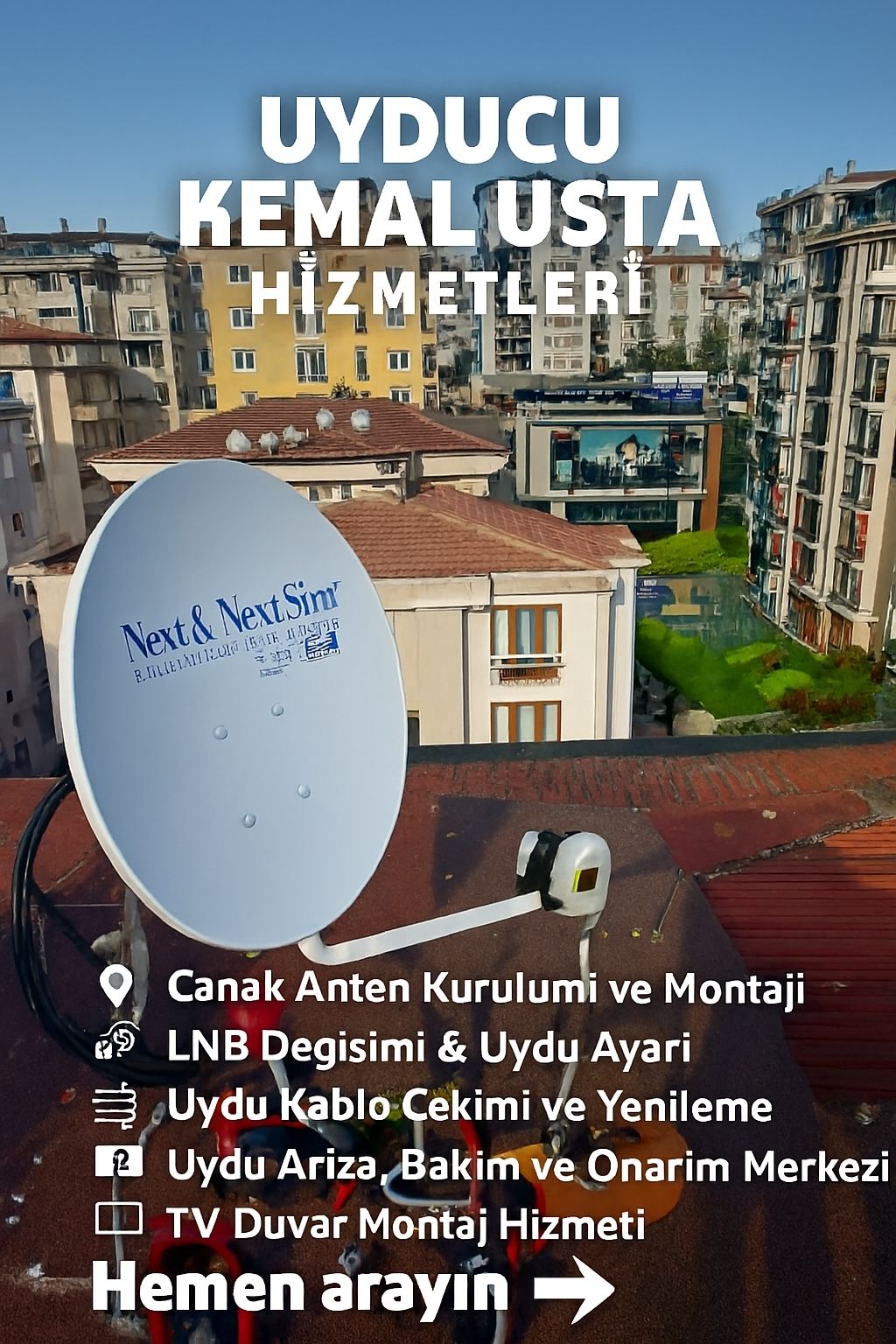 En Yakın Uydu Servisi